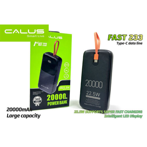 پاوربانک CALUS Fast 233 ظرفیت 20000