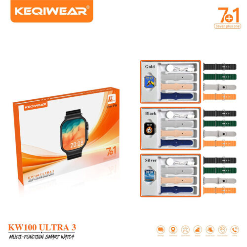 ساعت هوشمند KW100 Ultra 3 ساعت هوشمند KW100 Ultra 3