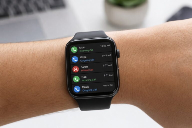 تصویر شاخص: چگونه تاریخچه تماسها را روی ساعت مشاهده کنیم؟ – ساعت و گجتهای هوشمند